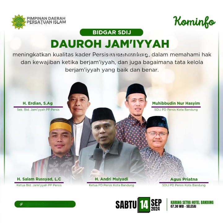 Dauroh Jamiyyah SDIJ PD PERSIS Kabupaten Nias Barat